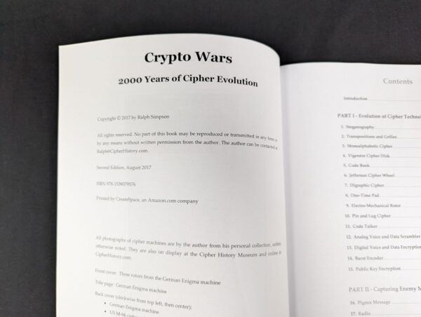Crypto Wars: 2000 Years of Cipher Evolution by Simon Singh Hardcover Book