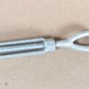 Galvanized Steel Eye-and-Eye Turnbuckle 3/8" x 6" Directional Threading Hardware