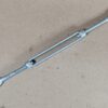 Galvanized Steel Eye-and-Eye Turnbuckle 3/8" x 6" Directional Threading Hardware