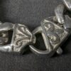 Heavy Duty Curb Link Chain Bracelet Ornate Triangular Box Clasp Stainless Steel