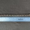 Heavy Duty Curb Link Chain Bracelet Ornate Triangular Box Clasp Stainless Steel