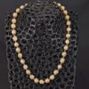 10-1252.jpg Vintage Faux Pearl Necklace Mid-Century Costume Jewelry Hook-and-Eye Clasp Fair
