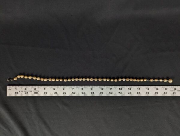 10-1263.jpg Vintage Faux Pearl Necklace Mid-Century Costume Jewelry Hook-and-Eye Clasp Fair