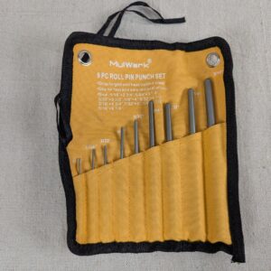 10-1315.jpg MulWark 9-Piece Roll Pin Punch Set with Canvas Storage Roll Heat-Treated Steel