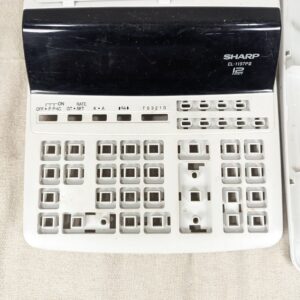 Sharp EL-1197PIII Printing Calculator Housing Shell Parts Unit Only Missing P...