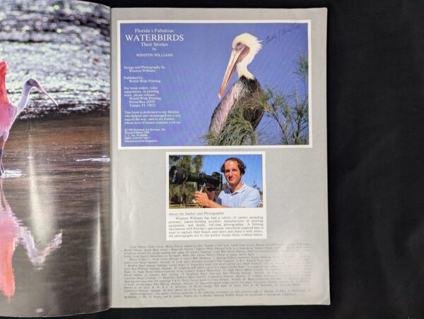 10-1415.jpg Florida's Fabulous Waterbirds: Their Stories by Winston Williams 1983