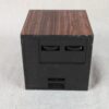 Vintage Realistic Weatheradio Model 12-181B Faux Rosewood Grain Cube Radio Ta...