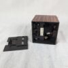Vintage Realistic Weatheradio Model 12-181B Faux Rosewood Grain Cube Radio Ta...