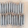 Replacement Trampoline Springs 6-Inch Barrel Shaped Steel Hardware Set of 22 New