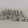 Lot of 72 Grade 8 High-Strength Steel Hex Head Bolts 1/2in x 5-1/4in Yellow Zinc