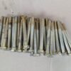 Lot of 72 Grade 8 High-Strength Steel Hex Head Bolts 1/2in x 5-1/4in Yellow Zinc