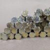 Lot of 72 Grade 8 High-Strength Steel Hex Head Bolts 1/2in x 5-1/4in Yellow Zinc