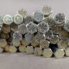 Lot of 72 Grade 8 High-Strength Steel Hex Head Bolts 1/2in x 5-1/4in Yellow Zinc