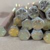 Grade 8 Yellow Zinc-Plated Hex Head Bolts 5-1/2 Inch Length Lot of 33 Hardware