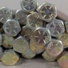 Grade 8 Yellow Zinc-Plated Hex Head Bolts 5-1/2 Inch Length Lot of 33 Hardware