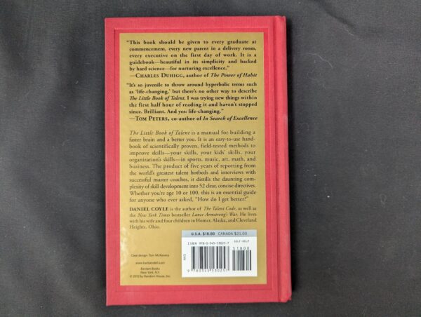 The Little Book of Talent by Daniel Coyle Hardcover 2012