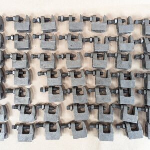 10-1515.jpg PRC Industrial Beam Clamps E62 Heavy Duty Steel Threaded Adjustment Lot of 45...