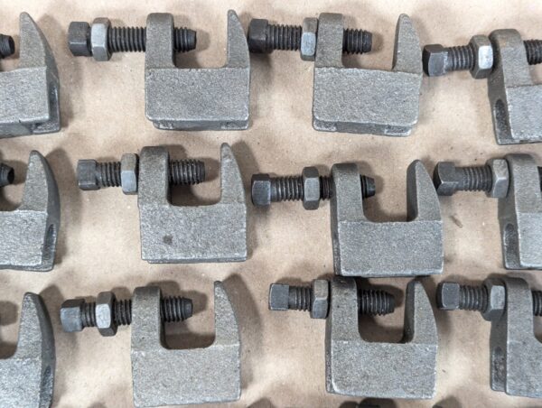 PRC Industrial Beam Clamps E62 Heavy Duty Steel Threaded Adjustment Lot of 45...