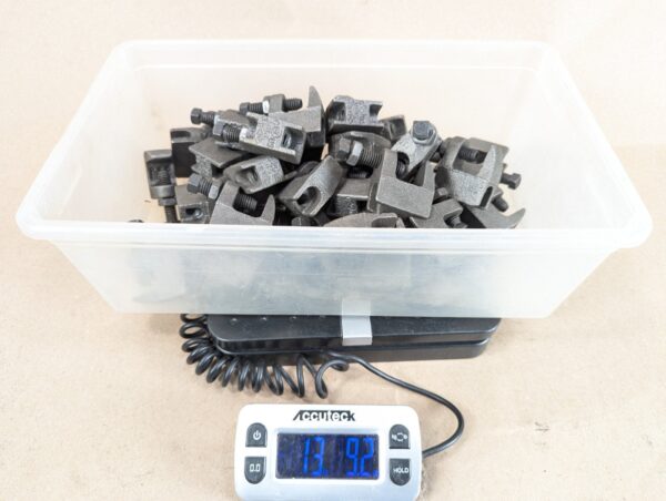 PRC Industrial Beam Clamps E62 Heavy Duty Steel Threaded Adjustment Lot of 45...
