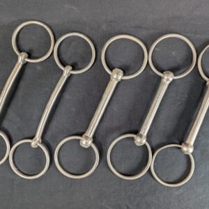 USHER Horse Bits Metal Equestrian Tack Hardware Silver Set of 5 Decor