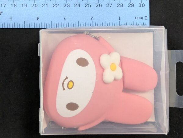 Rare Japan Import Coin Purse My Melody Mimi POCHIBI Silicone Sanrio 2014 CUTE :3