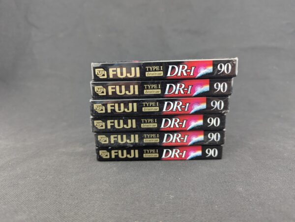10-160.jpg 6 Fuji DR-I Normal Bias 90 Minute Blank Audio Cassette Tapes Type 1 New & Sealed