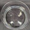 10-1625.jpg Watra Hand-Made Glass Canister with Lid Cylindrical Design Ball Finial Poland