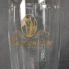 Set of 4 Budweiser Beer Pilsner Glasses 12 oz. Gold Trim Logo Clydesdale Head