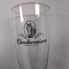 Set of 4 Budweiser Beer Pilsner Glasses 12 oz. Gold Trim Logo Clydesdale Head