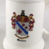 10-166.jpg Vintage Mason CLAN FAMILY BEER STEIN MUG Tankard CREST COAT OF ARMS 4.5''X3''