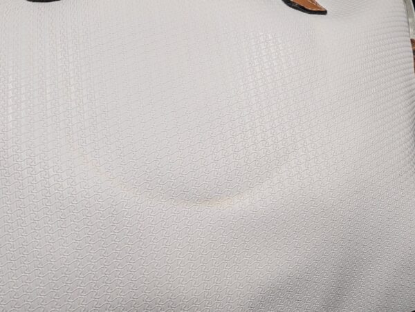 Vintage Ricardo Beverly Hills Signature Collection Tote Bag 4919 White Vinyl