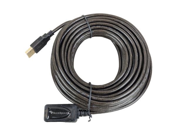 BlueRigger USB Extension Cable 32FT/10M, Long Active USB2.0 Extender-#625