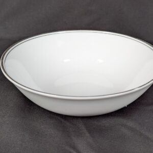 Simplicity Fine China Bowls White Silver Trim 6.25 Inch SIngle / Set Japan