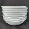 Simplicity Fine China Bowls White Silver Trim 6.25 Inch SIngle / Set Japan