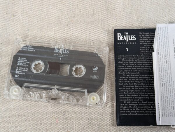 The Beatles Anthology 1 Original 1995 Audio Cassette Tape Apple Capitol Records