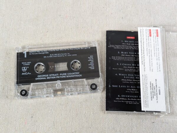 10-1873.jpg 1992 George Strait Pure Country Original Motion Picture Soundtrack Cassette Tape
