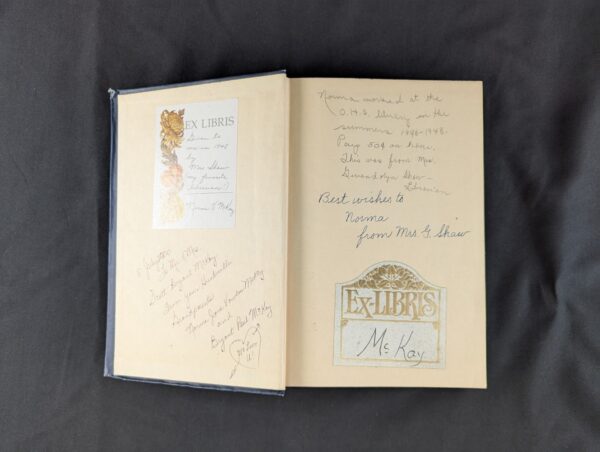 A Treasury of Great Poems by Untermeyer 1942 HC Fifth Printing Librarian Notes