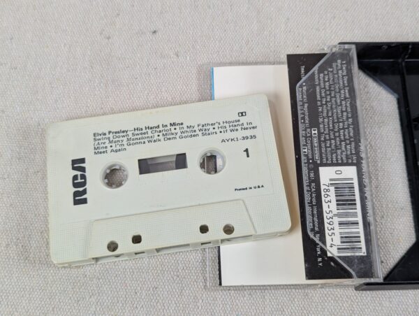 Elvis Presley His Hand in Mine RCA Cassette Tape