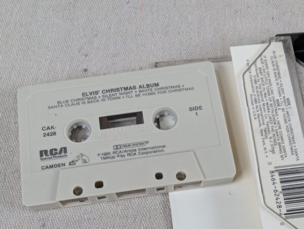 Elvis Presley Elvis' Christmas Album RCA Special Products / Camden 1985 Cassette