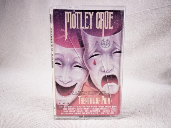 Mötley Crüe Theatre of Pain Elektra/Asylum 1985 Cassette