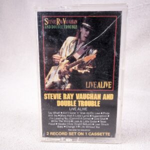 Stevie Ray Vaughan and Double Trouble Live Alive Epic Records 1986 Cassette