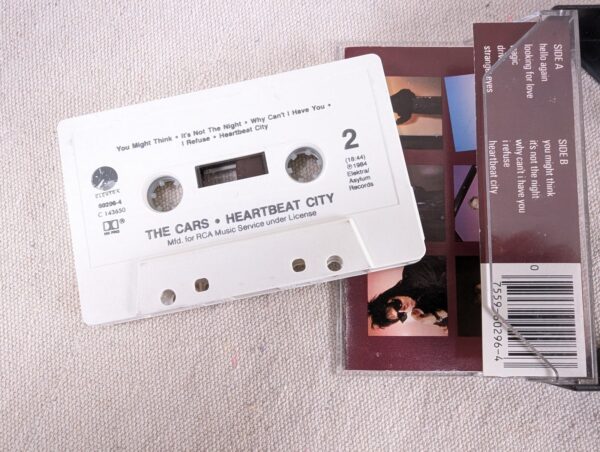 10-1941.jpg The Cars Heartbeat City RCA Music Service 1984 Cassette