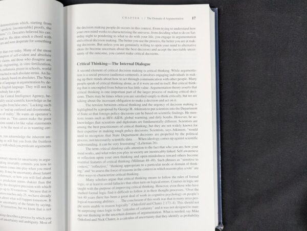 Argumentation and Critical Decision Making Rieke, Sillars, Peterson 6th Textbook