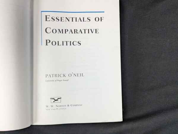 Essentials of Comparative Politics Patrick O'Neil Textbook