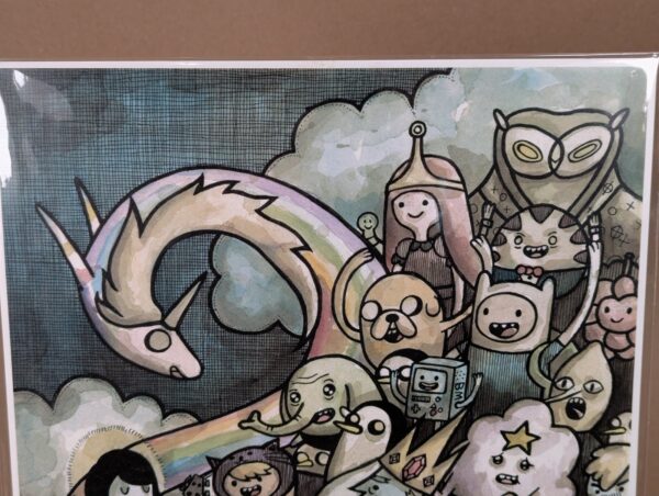 Adventure Time Character Ensemble Art Print by Patric Bates 8x10 New Condition