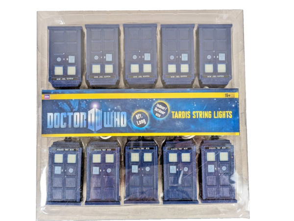 Doctor Who TARDIS Novelty String Lights 9ft Rabbit Tanaka Officially Licensed...