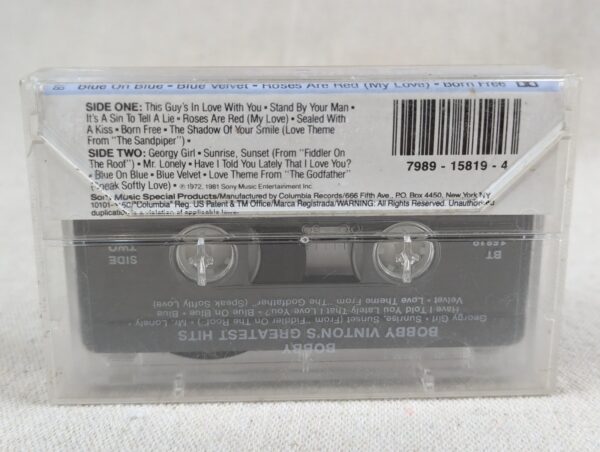 10-2014.jpg Bobby Vinton Greatest Hits Sony Music Special Products 1981 Music CD