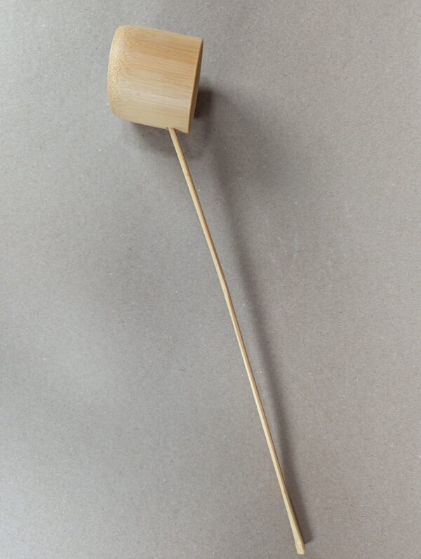 Traditional Japanese Bamboo Hishaku Tea Ladle Handcrafted Ceremonial Water Tool