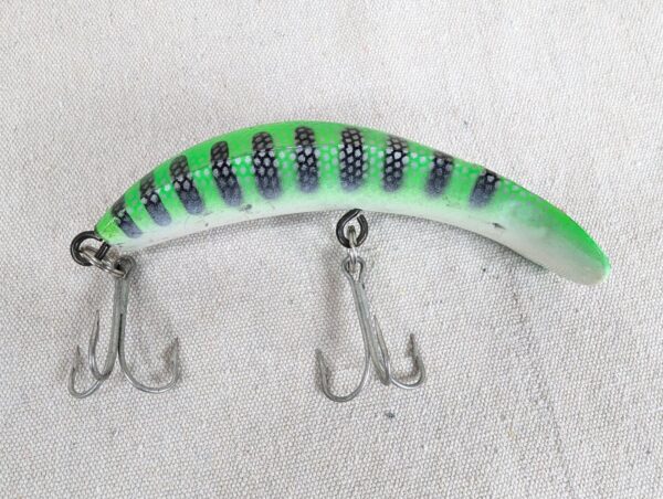 10-2089.jpg Vintage Yakima Worden Flatfish Style Lure Lot of 6 T55 T50 T25 U20 Pike Muskie