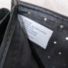 Modern Black Trifold Wallet RFID Blocking Bonded Leather PVC Interior Multi Slot